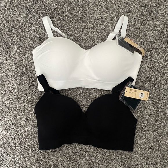 Truekind Other - Lot Of 2 Truekind Supportive Comfort Wireless Shaping Bra’s NEW 2XL